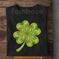 Four-Leaf Clover T-shirt, Psychedelic Shamrock Art Tees St Patrick's Day Gift For Irish Lover