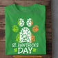 Funny Four-Leaf Clover Dog Paw T-shirt, St. Paw-Trick's Day Tees St Patrick's Day Gift For Dog Lover