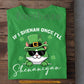 Funny Lucky Shamrock Cat T-shirt, If I Shenan Once Tees St Patrick's Day Gift For Cat Lover