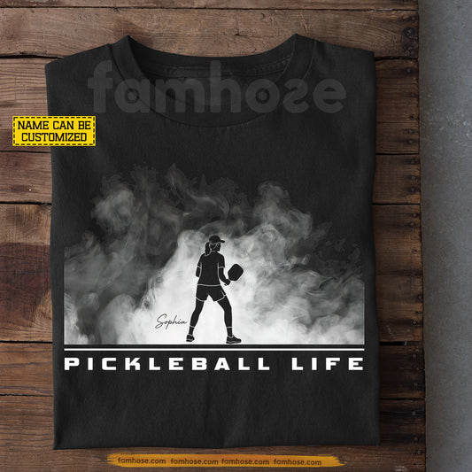 Personalized Pickleball Girl T-shirt, Pickleball Life Sport Tees Gift For Pickleball Lovers