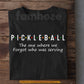 Funny Pickleball T-shirt, Pickleball The One Where We Forgot Who Was Serving Sport Tee Gift For Pickleball Lovers