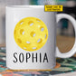 Personalized Pickleball Mug Gift, I'd Rather Be Playing Pickleball Sport Mug Gift For Pickleball Lovers