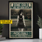 Personalized Pickleball Girl Canvas Painting, Some Girls Are Just Born With Pickleball In Their Souls Sport Wall Art Decor, Poster Gift For Pickleball Lover