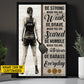 Motivation Personalized Pickleball Girl Canvas Painting, Be Strong Be Brave Be Humble Sport Wall Art Decor, Poster Gift For Pickleball Lover