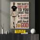 Personalized Pickleball Girl Canvas Painting, Your Talent Is God's Gift To You Wall Art Decor, Poster Gift For Christians, Pickleball Lover