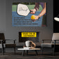 Motivational Personalized Pickleball Canvas Painting, It's About Being Better Than You Were The Day Before Sport Wall Art Decor, Poster Gift For Pickleball Lover