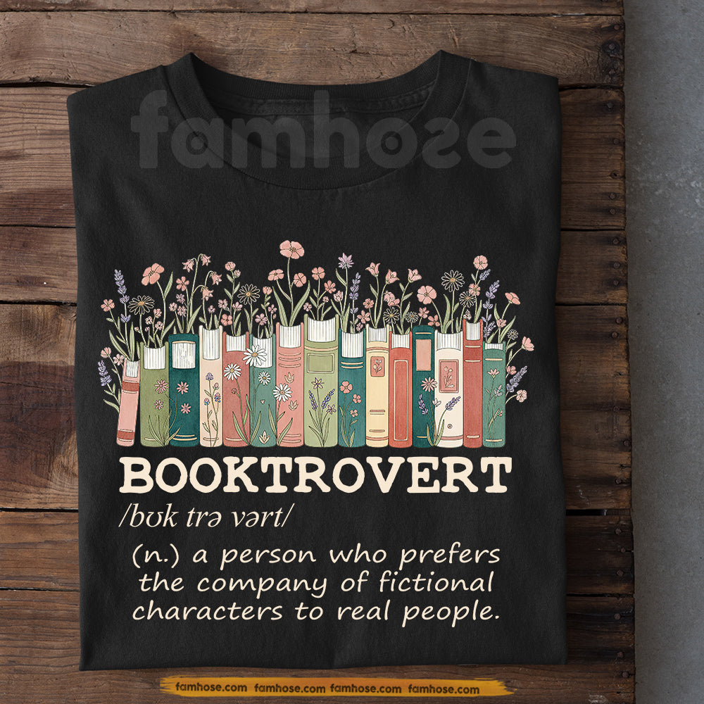 Funny Reading T-shirt, Booktrovert Tees Gift For Book Lover