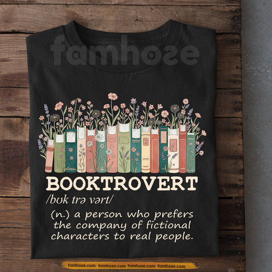 Funny Reading T-shirt, Booktrovert Tees Gift For Book Lover