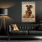 Funny Dragon & Reading Canvas Painting, I Read Because Roasting People Is Frowned Upon Wall Art Decor, Poster Gift For Book Lover