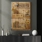 Reading Canvas Painting, Once You Learn To Read Wall Art Decor, Poster Gift For Book Lover