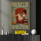 Funny Personalized Reading Girl Canvas Painting, Once Upon A Time Wall Art Decor, Poster Gift For Book Lover