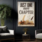 Funny Reading Canvas Painting, Just One More Chapter Wall Art Decor, Poster Gift For Book Lover