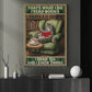 Reading Cat Canvas Painting, That's What I Do Wall Art Decor, Poster Gift For Book Lover, Cat Lover