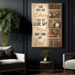 Book Canvas Painting, And Into The Library I Go To Lose My Mind Wall Art Decor, Poster Gift For Reading Lover