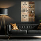 Book Canvas Painting, And Into The Library I Go To Lose My Mind Wall Art Decor, Poster Gift For Reading Lover