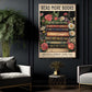 Reading Canvas Painting, Read More Books Wall Art Decor, Poster Gift For Book Lovers