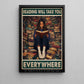 Reading Canvas Painting, Reading Will Take You Everywhere Wall Art Decor, Poster Gift For Book Lovers
