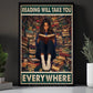 Reading Canvas Painting, Reading Will Take You Everywhere Wall Art Decor, Poster Gift For Book Lovers