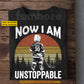 Funny Personalized Hockey Boy Kid T-shirt, Now I Am Unstoppable Sport Tees Gift For Hockey Lovers