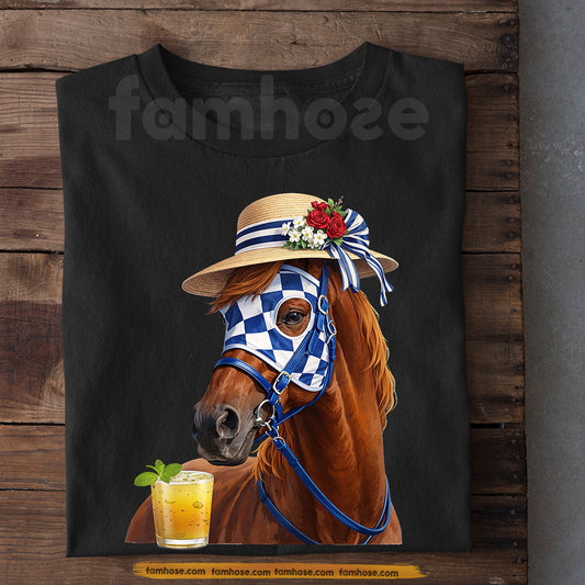 Secretariat Horse T-shirt, Secretariat Horse With Mint Julep Tees Gift For Horse Racing Lovers, Fan Of Kentucky Derby