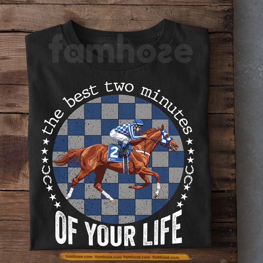 Secretariat Horse T-shirt, The Best Two Minutes Of Your Life Tees Gift For Horse Racing Lovers, Fan Of Kentucky Derby