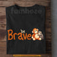 Punch Meme T-shirt, Be Brave Tees Cute Monkey Encouragement Gift