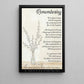 Inspirational Quote Canvas Painting, Remembering The Beauty Of A Memory Wall Art Decor, Poster Gift