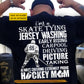 Personalized Hockey Mom Backside T-shirt, I'm A Skate Typing Jersey Wasing Sport Mother's Day Tees Gift For Hockey Lover