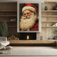 Santa Claus Smile Christmas Canvas Painting, Xmas Wall Art Decor - Christmas Poster Gift For Decorating Your Home