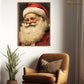 Santa Claus Smile Christmas Canvas Painting, Xmas Wall Art Decor - Christmas Poster Gift For Decorating Your Home