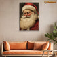 Santa Claus Smile Christmas Canvas Painting, Xmas Wall Art Decor - Christmas Poster Gift For Decorating Your Home