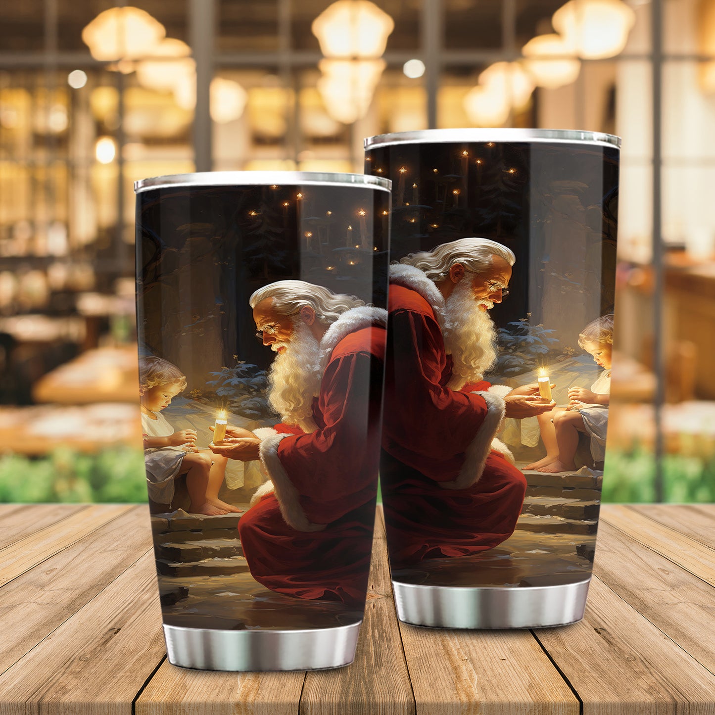 Xmas Stainless Steel Tumbler