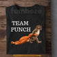 Team Punch Meme T-shirt, Funny Monkey Plush Tees Encouragement Gift