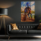 Secretariat Canvas Painting, Let's Begin Let's Race, Jockey Wall Art Decor, Poster Gift For Horse Racing Lovers