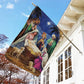 Jesus Nativity Scene, Nativity Xmas Garden Flag - House Flag Gift, Gift For Christians Lovers