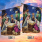 Jesus Nativity Scene, Nativity Xmas Garden Flag - House Flag Gift, Gift For Christians Lovers