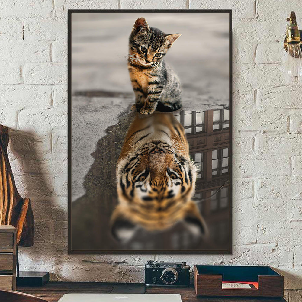 Funny Cat Poster & Canvas, I Am The Way You Think, Gift For Cat Lovers, Cat Owners