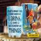 Personalized Horse Tumbler, That's What I Do I Ride Horse I Know Things Stainless Steel Tumbler, Tumbler Gifts For Horse Lovers