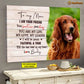 Personalized Mother's Day Dog Poster/Canvas, To My Mom You Are My Life My Love My Leader, Gift For Dog Moms