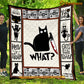 Cat Blanket, What Cats Rule The World Fleece Blanket - Sherpa Blanket Gift For Cat Lover, Cat Owners