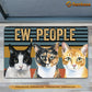 Cat Doormat, Exx People Cute Baby Cats Gift For Cat Lovers, New Home Gift, Housewarming Gift, Cat Decor