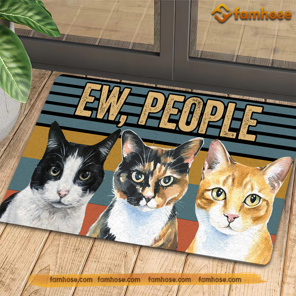 Cat Doormat, Exx People Cute Baby Cats Gift For Cat Lovers, New Home Gift, Housewarming Gift, Cat Decor