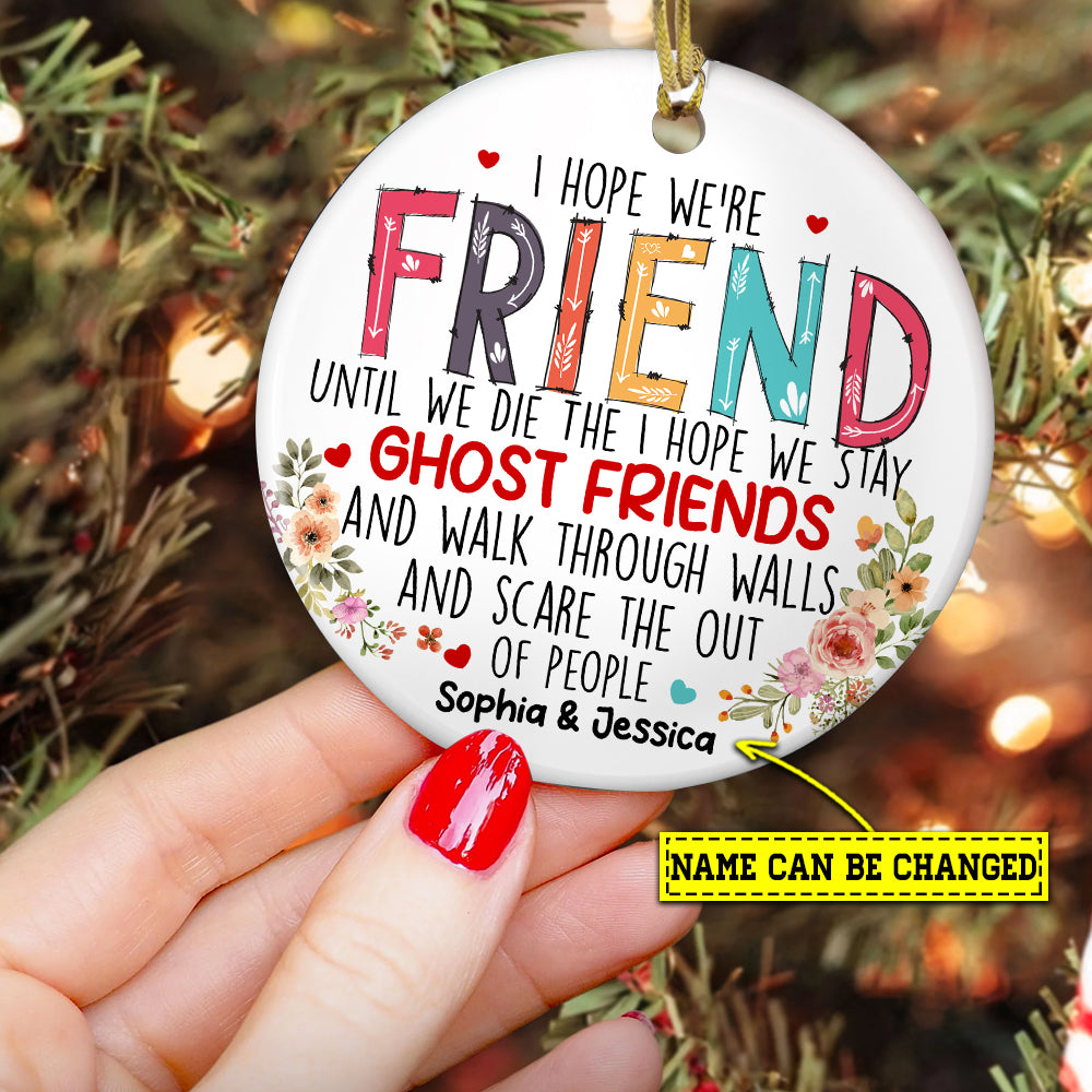 Awesome Neighbors Ornament, Neighbor Ornament, Neighbor Christmas Gift,  Friend Ornament, Friend Gift, BFF Gift, Christmas Ornament