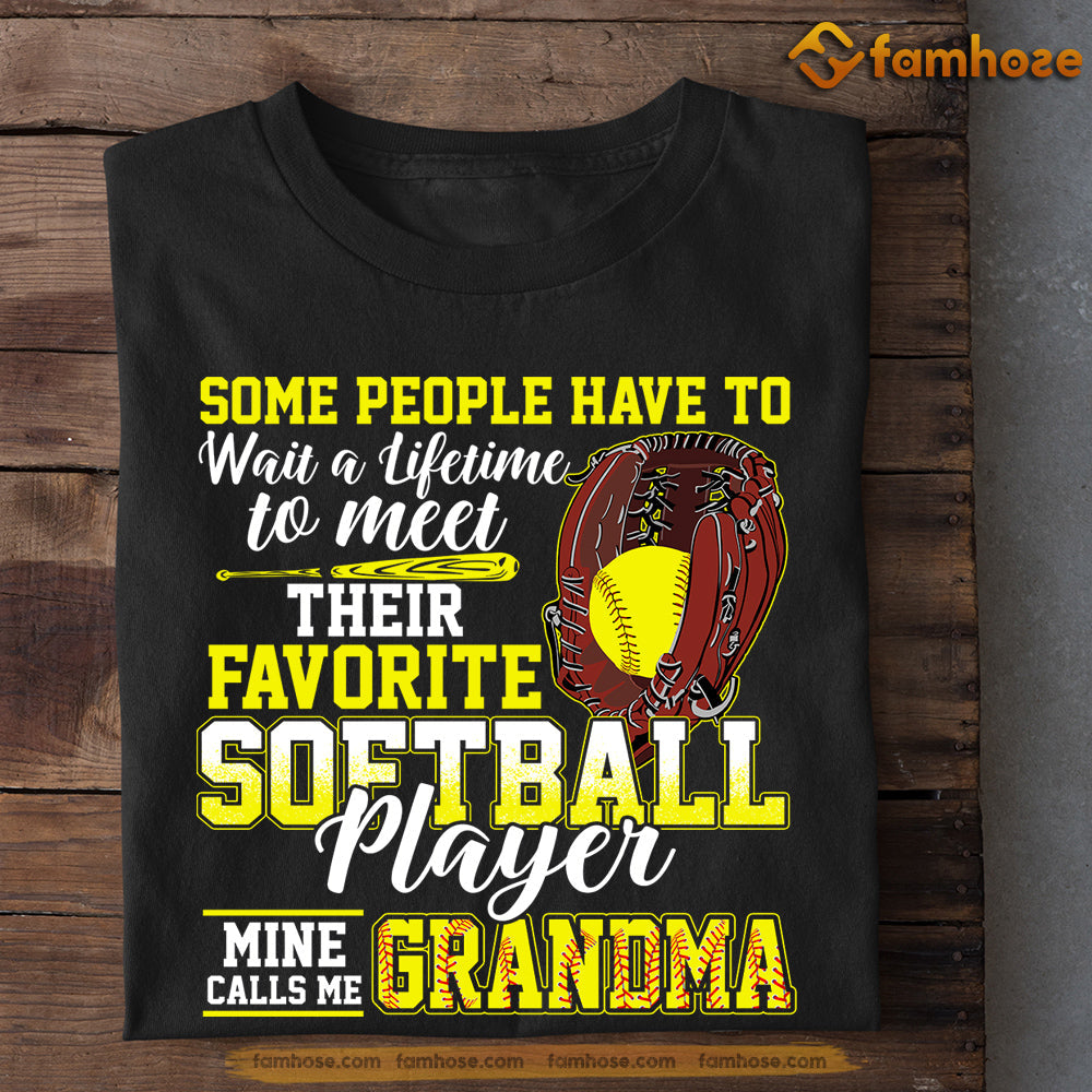 Softball T-shirt, Some People Have To Wait A Lifetime, Gift For Softball Lovers, Softball Tees