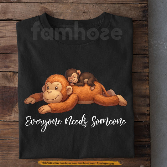 Punch Meme T-shirt, Everyone Needs Someone Cute Monkey Tees Encouragement Gift