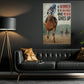 Secretariat Canvas Painting, The Winner Is A Dreamer Wall Art Decor, Poster Gift For Horse Racing Lovers