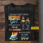 Personalized Horse Riding Grandma T-shirt, Behind Every Great Horse Girl Tees Mother's Day Gift For Horse Riding Lover