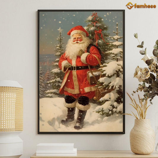 Come Here I Have A Gift For You Christmas Canvas Painting, Xmas Wall Art Decor - Christmas Poster Gift For Decorating Your Home