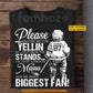 Funny Personalized Hockey Mom T-shirt, Please Excuse Me For Yellin Sport Tees Mother's Day Gift For Hockey Lover