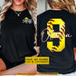 Personalized Softball Mom Two-side T-shirt, Softball Mom Design Tees Mother's Day Gift For Softball Lovers